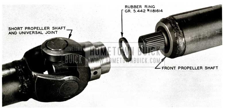 1957 Buick Rear Propeller Shaft Assembly