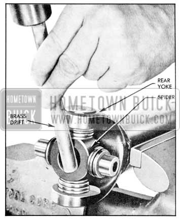 1957 Buick Removal of U-Joint Bearing