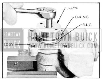 1957 Buick Removing Cylinder Plug