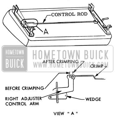 1957 Buick Seat Adjuster Control Rod