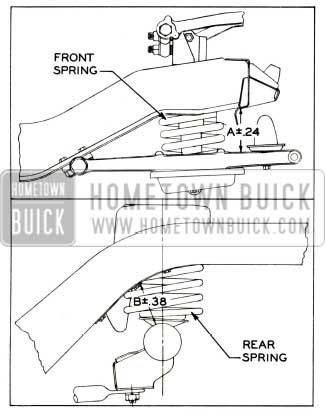 1957 Buick Spring Trim Heights