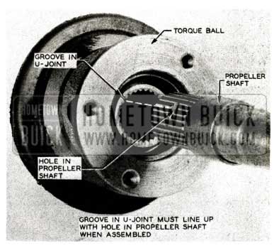 1957 Buick U-Joint Alignment