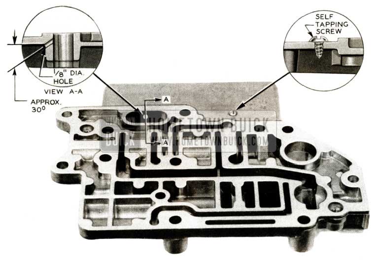 1957 Buick Valve Body Overview