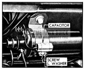 1950 Buick Capacitor Mounted on Coil