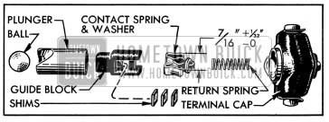 1950 Buick Carter Accelerator Vacuum Switch Parts