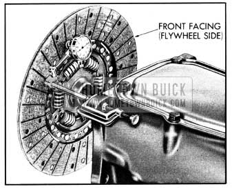 1950 Buick Checking Driven Plate for Run-out