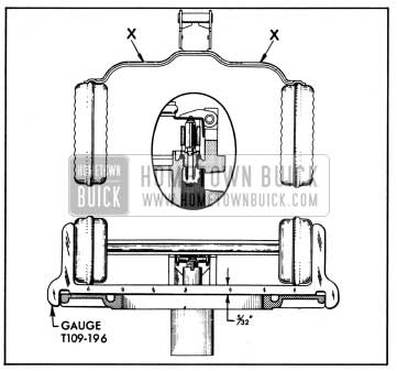 1950 Buick Checking Float with Gauge