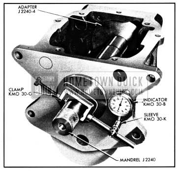 1950 Buick Checking Run-out of Transmission Case