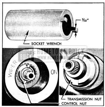 1950 Buick Control and Transmission Nut Socket Wrench