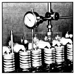 1950 Buick Dial Indicator Set to Check Valve Timing