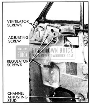 1950 Buick Door Ventilator Adjustments