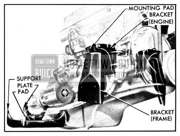 1950 Buick Engine and Transmission Mountings