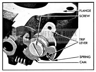 1950 Buick Fast Idle Cam, Spring, and Trip Lever