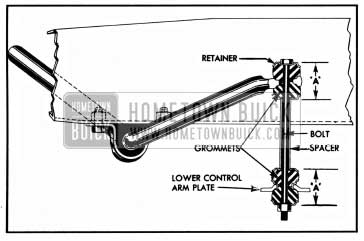 1950 Buick Front Stabilizer Link-Sectional View
