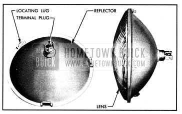 1950 Buick Headlamp Sealed Beam Unit