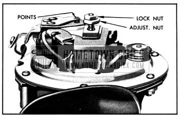 1950 Buick Horn Contact Point Adjustment