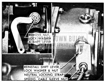 1950 Buick Installation of Neutral Locking Strap