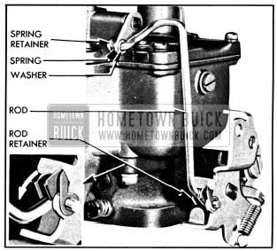 1950 Buick Installation of Throttle Connector Rod