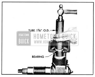 1950 Buick Installing Control Shaft Lower Bearing
