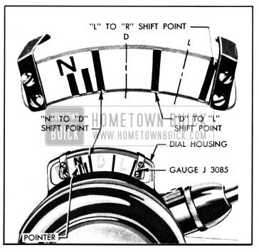 1950 Buick Linkage Adjustment Gauge J 3085 Set for Checking Shift Point