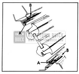 1950 Buick Location of Back Window Sealing Compounds