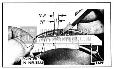 1950 Buick Marking Tape for Checking Switch Timing