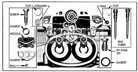 1950 Buick Parts in Main Carburetor Body