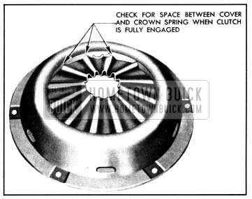 1950 Buick Points to Check Contact of Clutch Spring with Cover