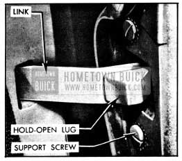 1950 Buick Rear Door Check Link