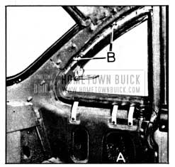 1950 Buick Rear Quarter Ventilator Inside Area
