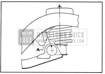 1950 Buick Rear Spring Trim Dimension