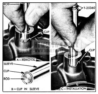 1950 Buick Removing and Installing Retainer Clip