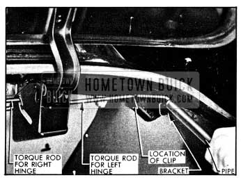 1950 Buick Removing Hinge Torque Rod