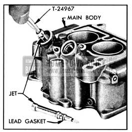 1950 Buick Removing Main Discharge Jet