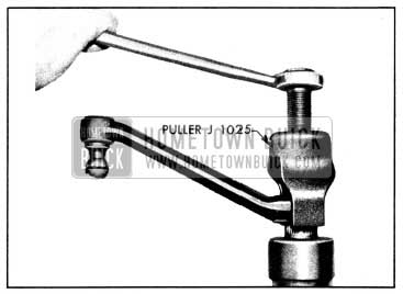 1950 Buick Removing Pitman Arm with Puller