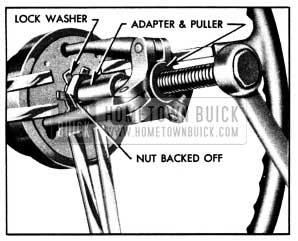 1950 Buick Removing Steering Wheel with Puller J 1566