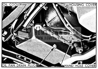 1950 Buick Right Side of Dynaflow Transmission Installation