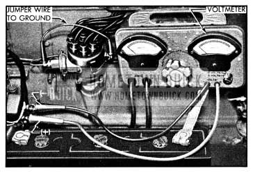 1950 Buick Solenoid Switch Contact Test Connections