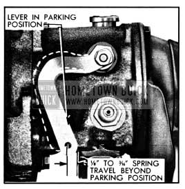 1950 Buick Spring Travel at Shift Lever