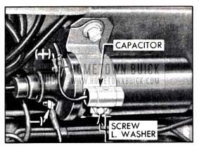 1951 Buick Capacitor Mounted on Coil