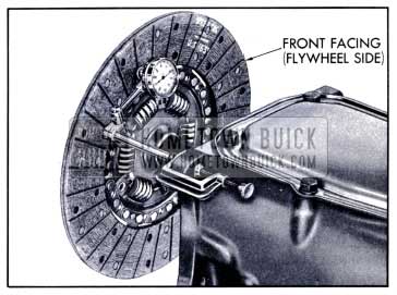 1951 Buick Checking Driven Plate for Run-out