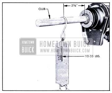 1951 Buick Checking Torque Ball Drag