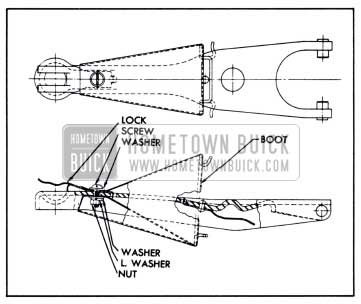 1951 Buick Clutch Release Yoke and Boot