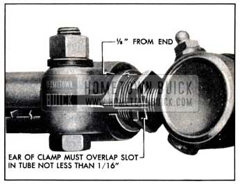 1951 Buick Correct Position of Tie Rod Clamp