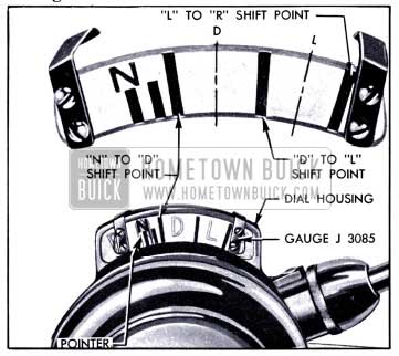 1951 Buick Dynaflow Linkage Adjustment Gauge J 3085 Set for Checking Shift Point