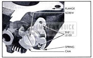 1951 Buick Fast Idle Cam, Spring, and Trip Lever