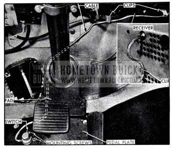 1951 Buick Foot Control Switch Installation