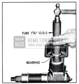 1951 Buick Installing Control Shaft Lower Bearing
