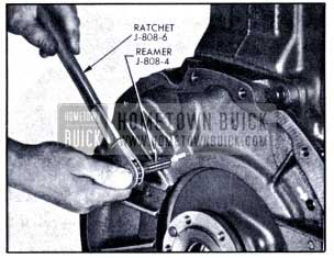 1951 Buick Reaming Dowel Pin Holes