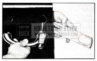 1951 Buick Removal of Retainer and Door Outside Handle